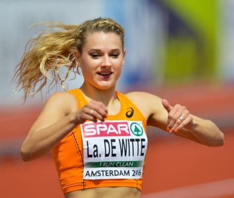 Laura de Witte during European Championships in Amsterdam