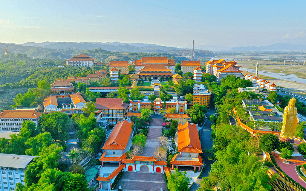 Aerial View of Fo Guang Shan