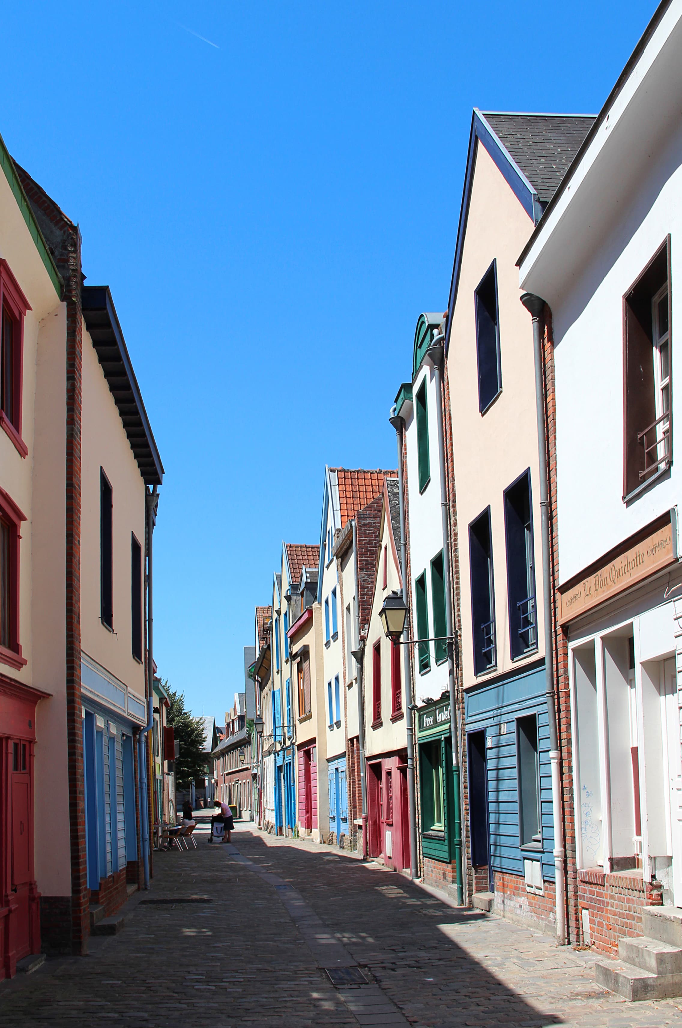 Amiens (Somme - France), quartier de Saint-Leu.