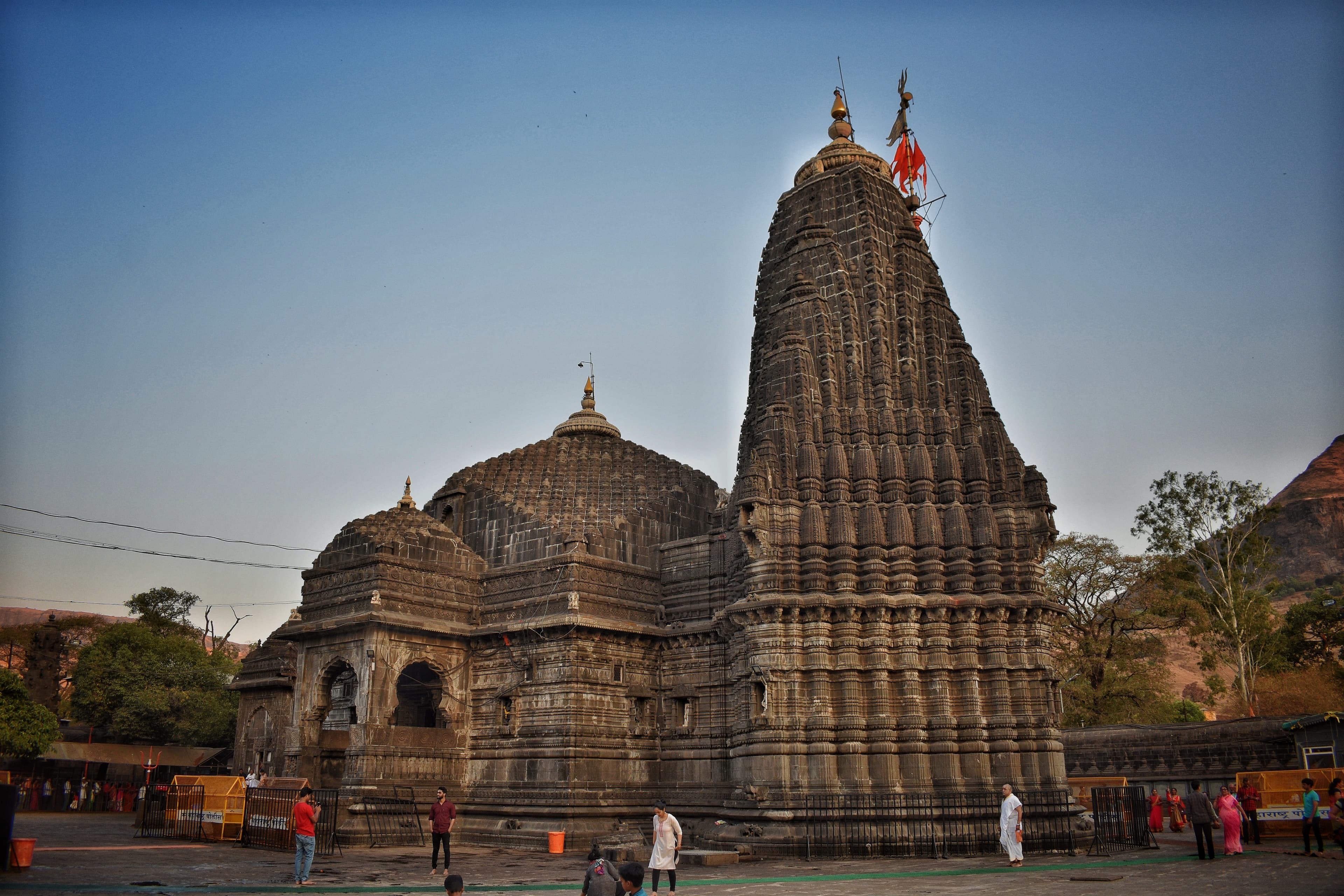 Trimbakeshwar temple exterior in Nashik district