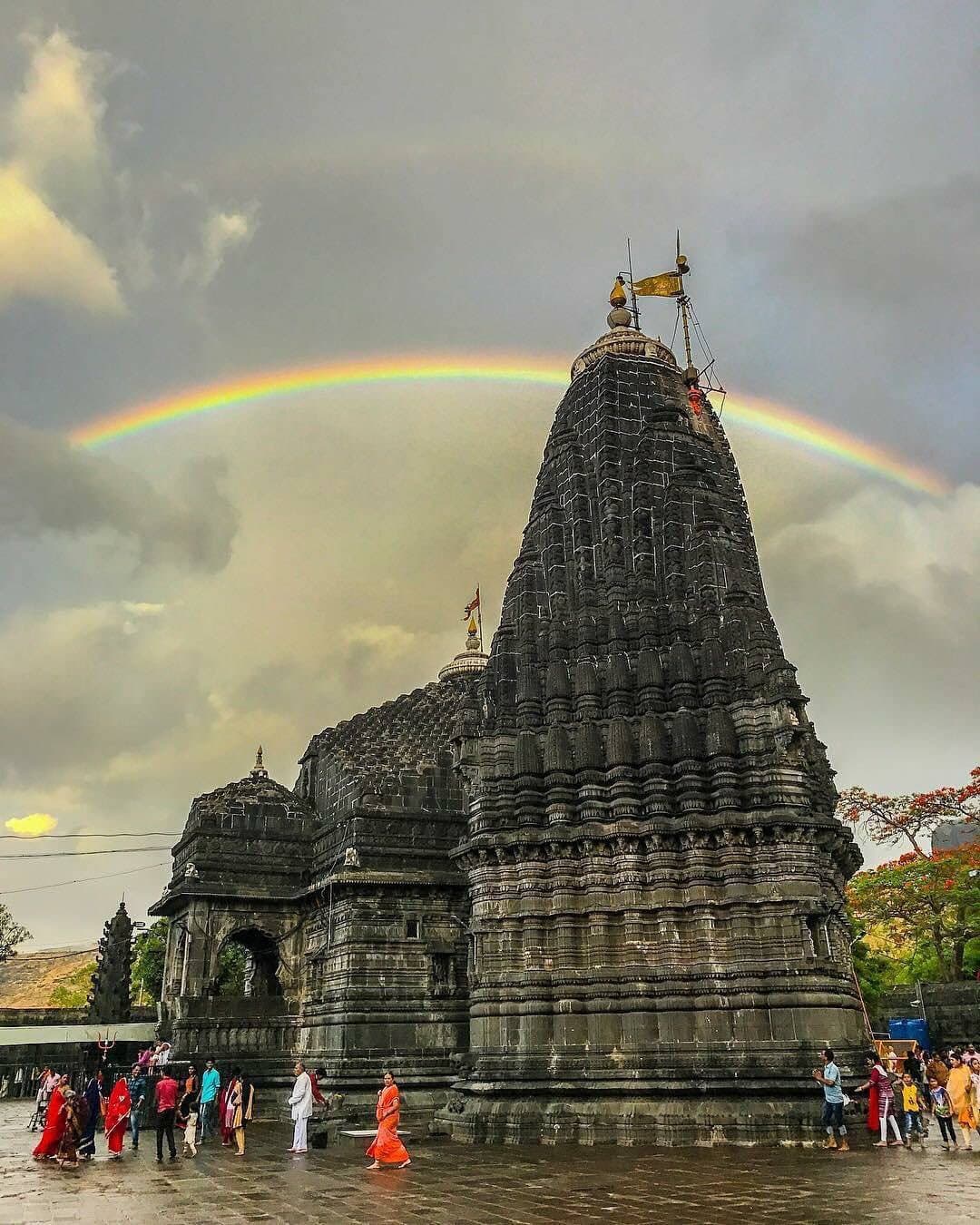 Trimbakeshwar Jyotir Linga Shiva Temple, Trimbak, Maharashtra