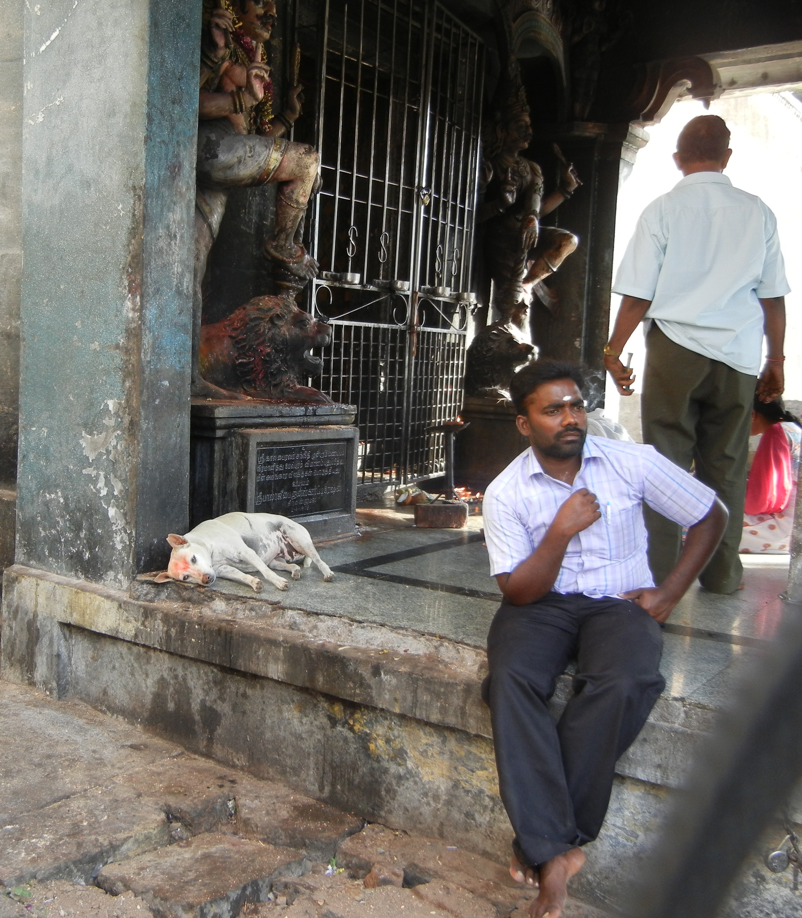 Shrine inside the Arunachalesvara Temple in Thiruvannamalai Tamil Nadu