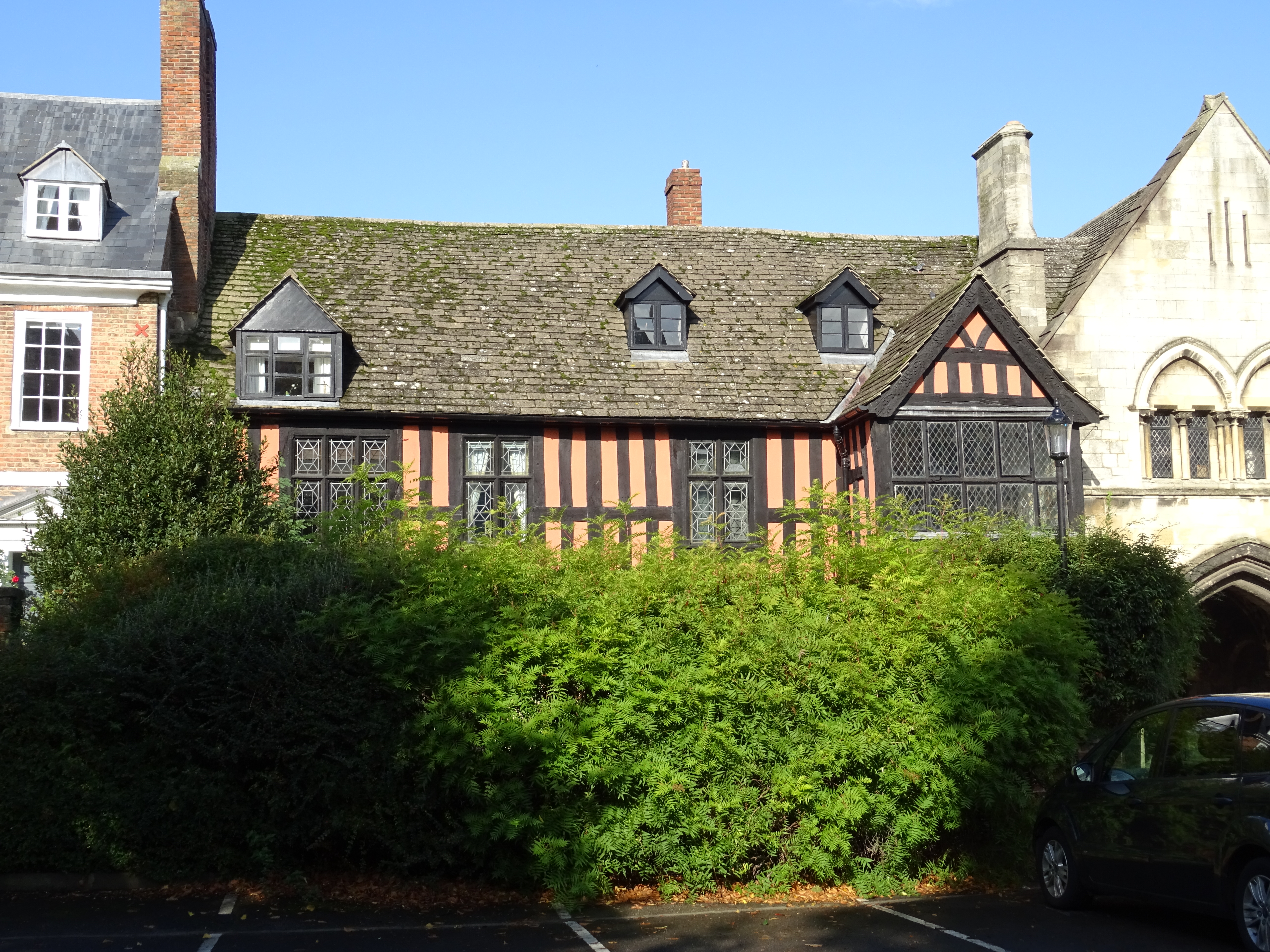 This is a photograph of the front of 14 College Green in Gloucester