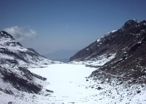 Chsungo, or Tsongmo Lake January 2003 by Danny Burke, Bogman