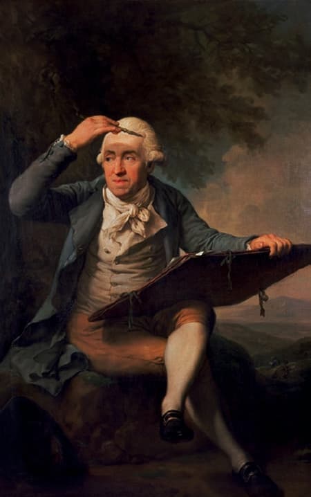 Adrian Zingg porträtiert von Anton Graff