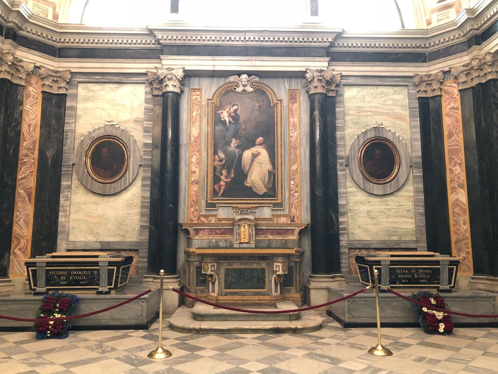 Tomba dei due reali al santuario di Vicoforte, nella cappella di San Bernardo