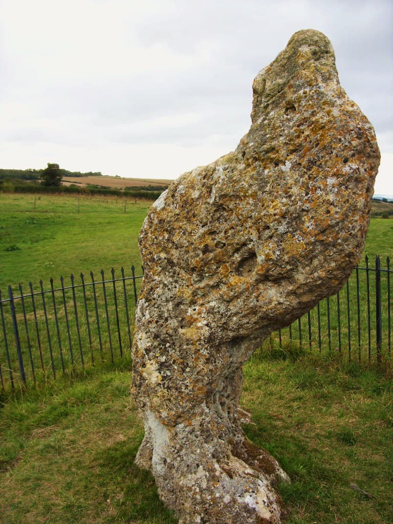 The King Stone, Long Compton, Warwickshire, near the Rollright Stones in Oxfordshire