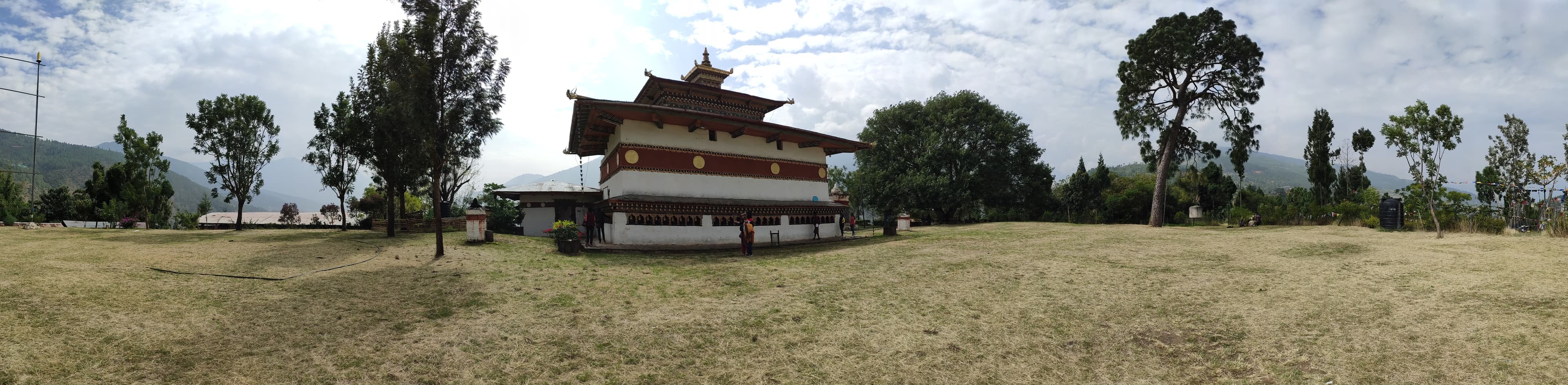 Panoramic view of Chimi Lhakhang