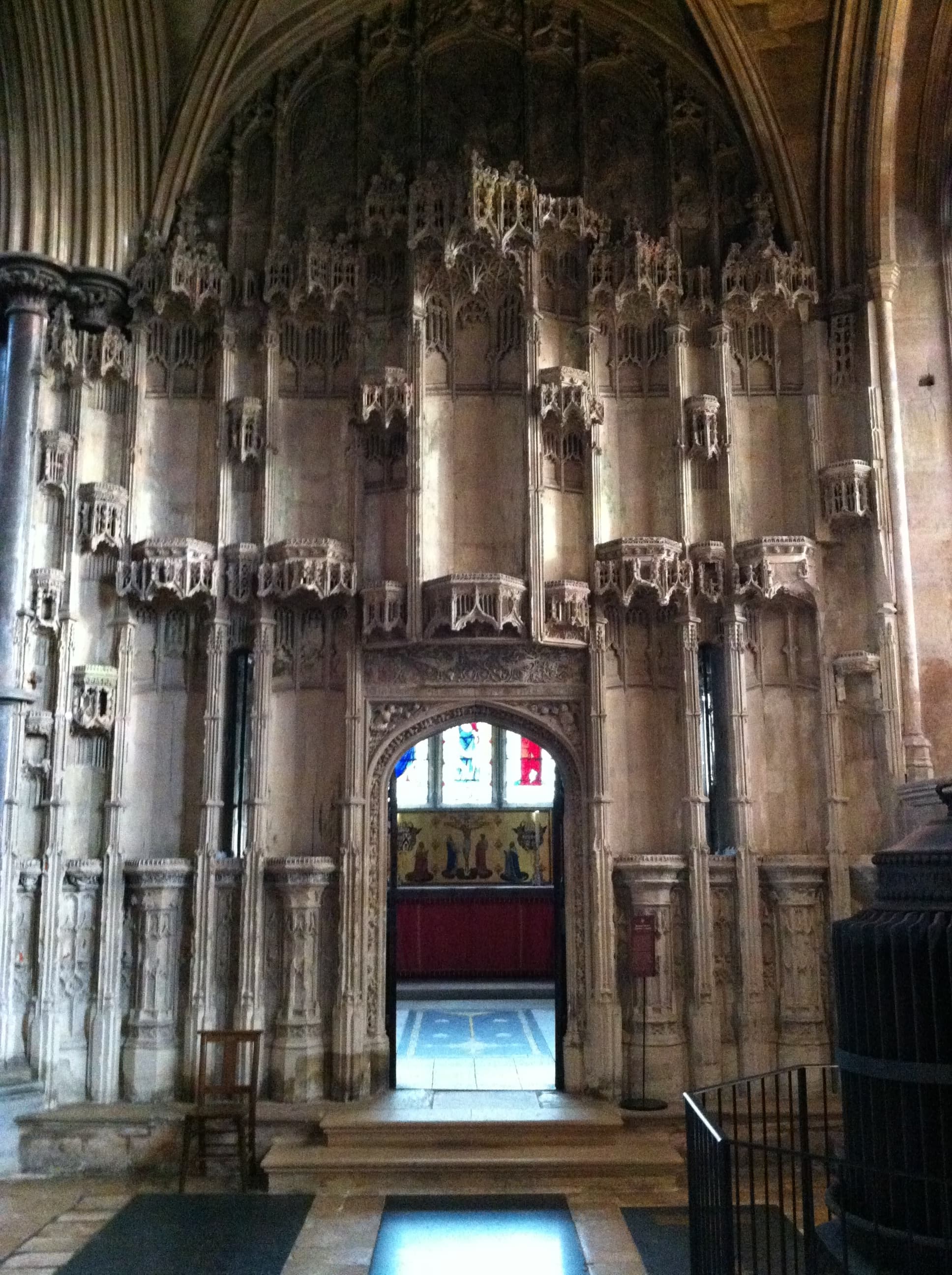 Chantry Chapel of Nicholas West (1461—1533), Bishop of Ely, east end of south choir aisle, Ely Cathedral