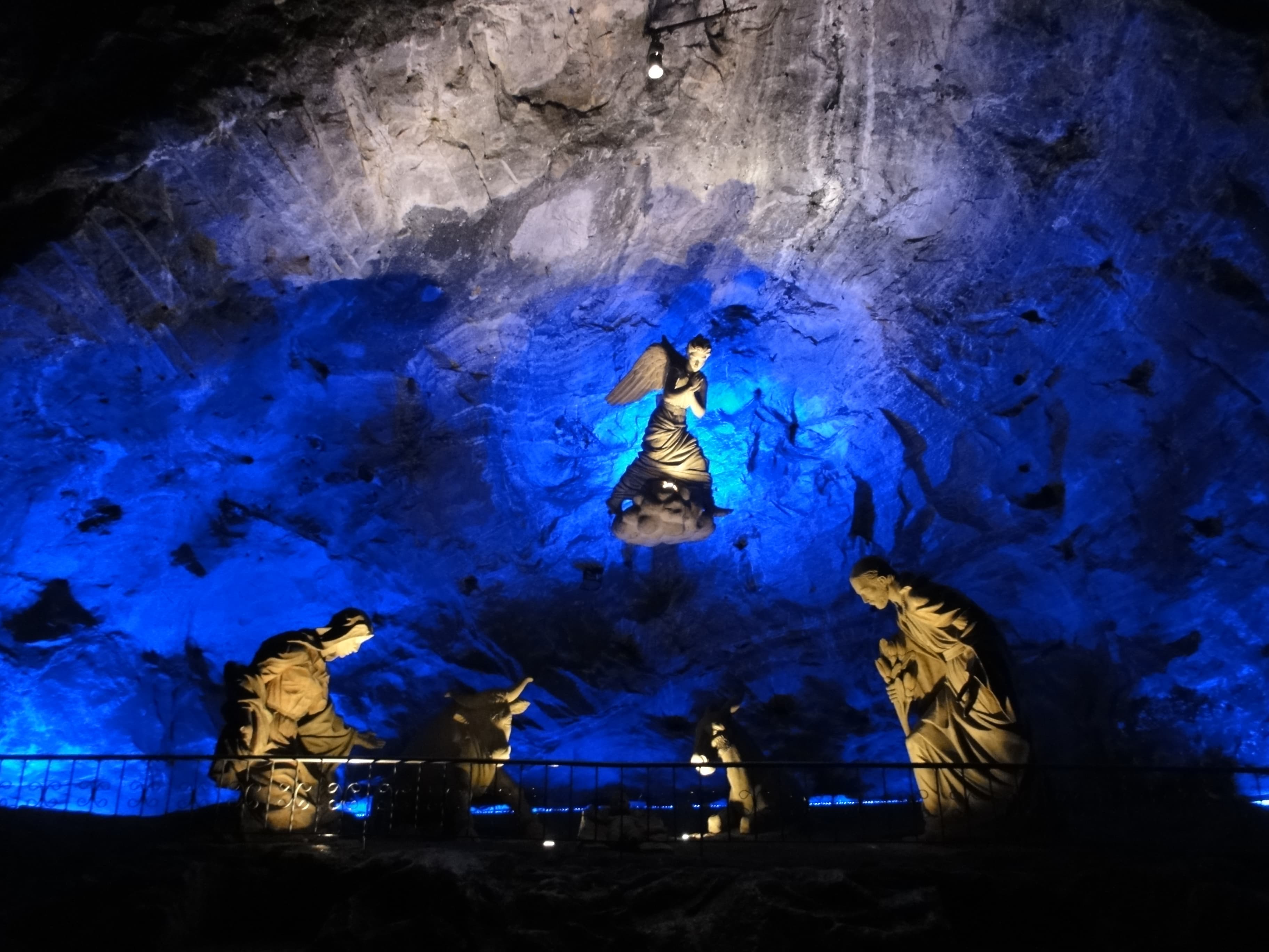 Holy Family sculpture in the Salt Cathedral of Zipaquirá