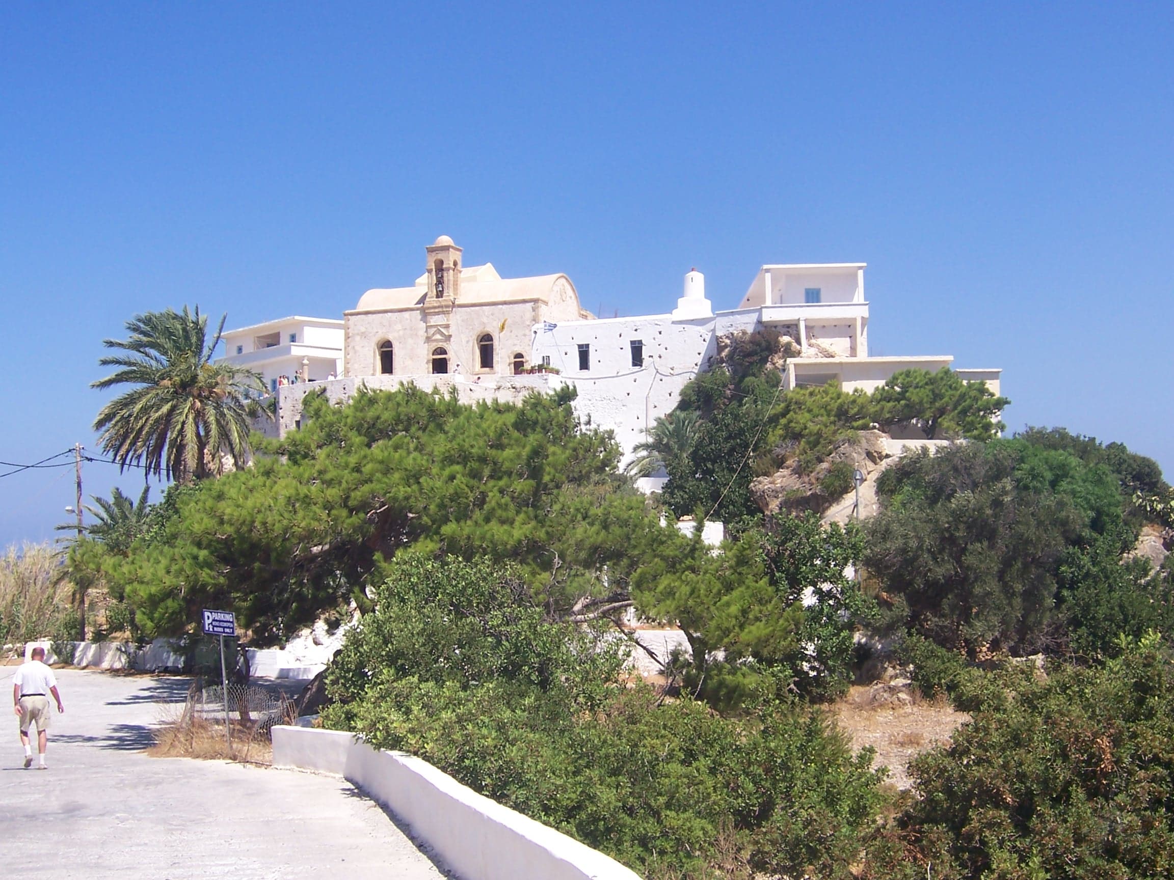 Vue générale du monastère de Chryssoskalitissas