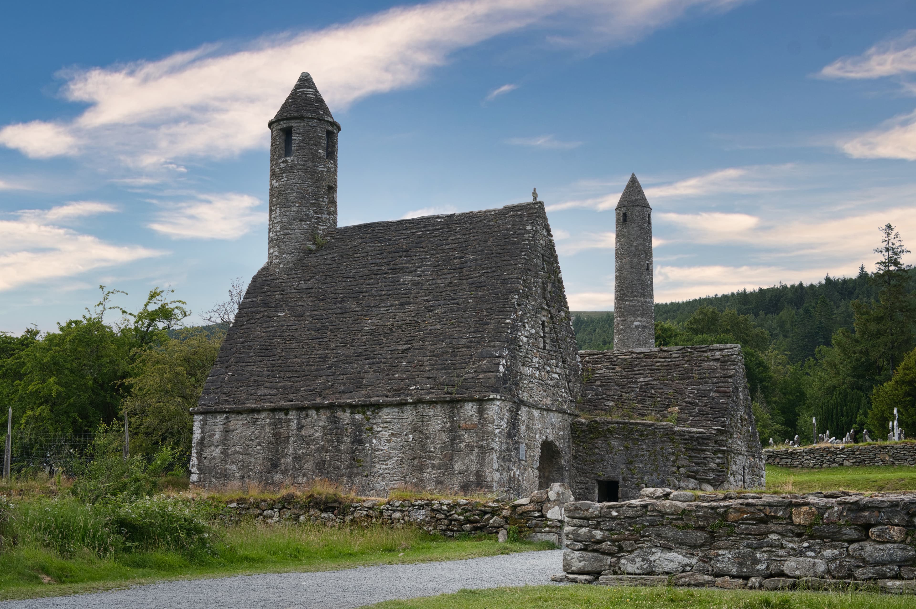 St. Kevin's Kitchen in Glendalough, Co. Wicklow.