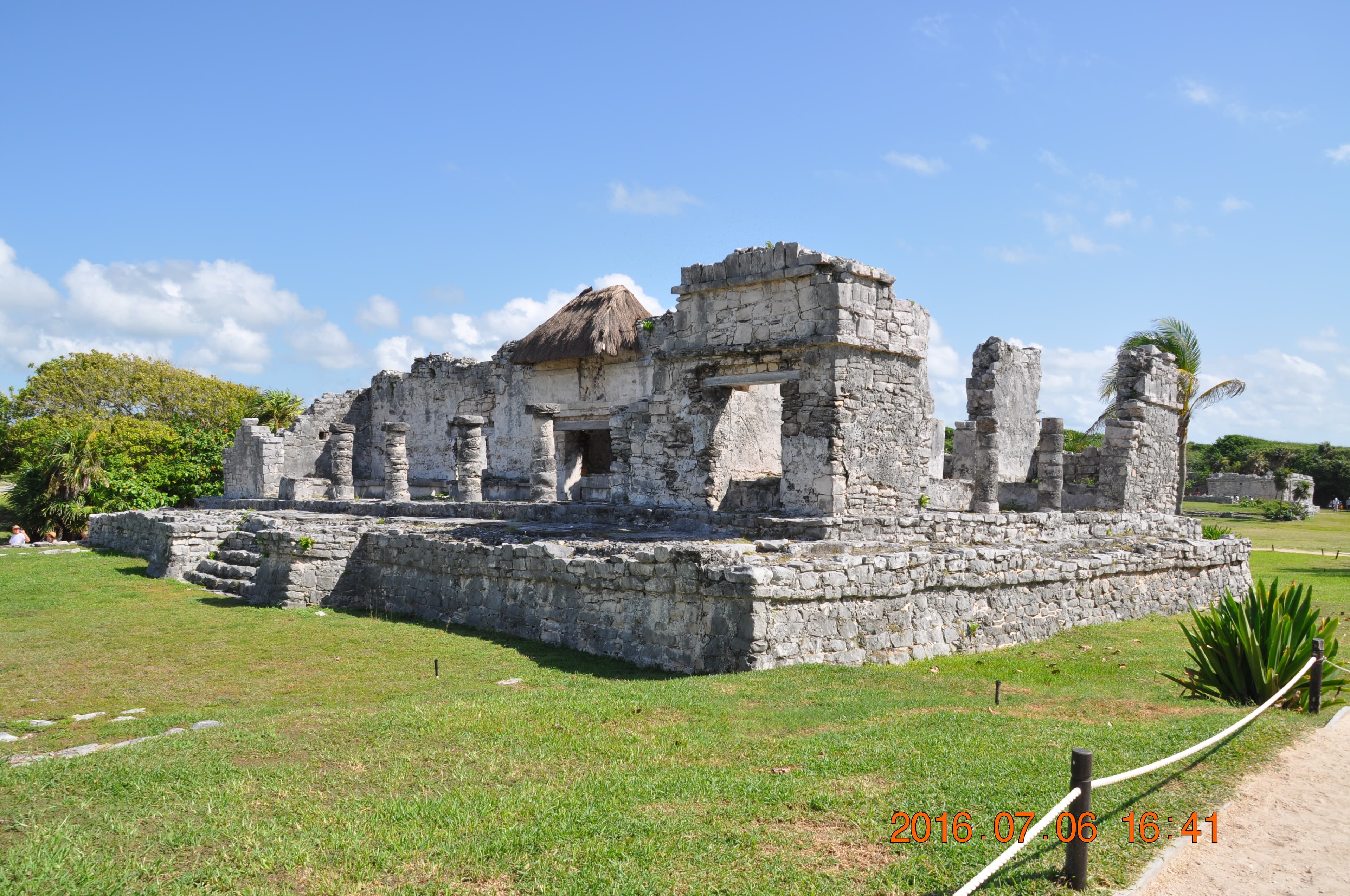 Une partie des ruines de Tulum