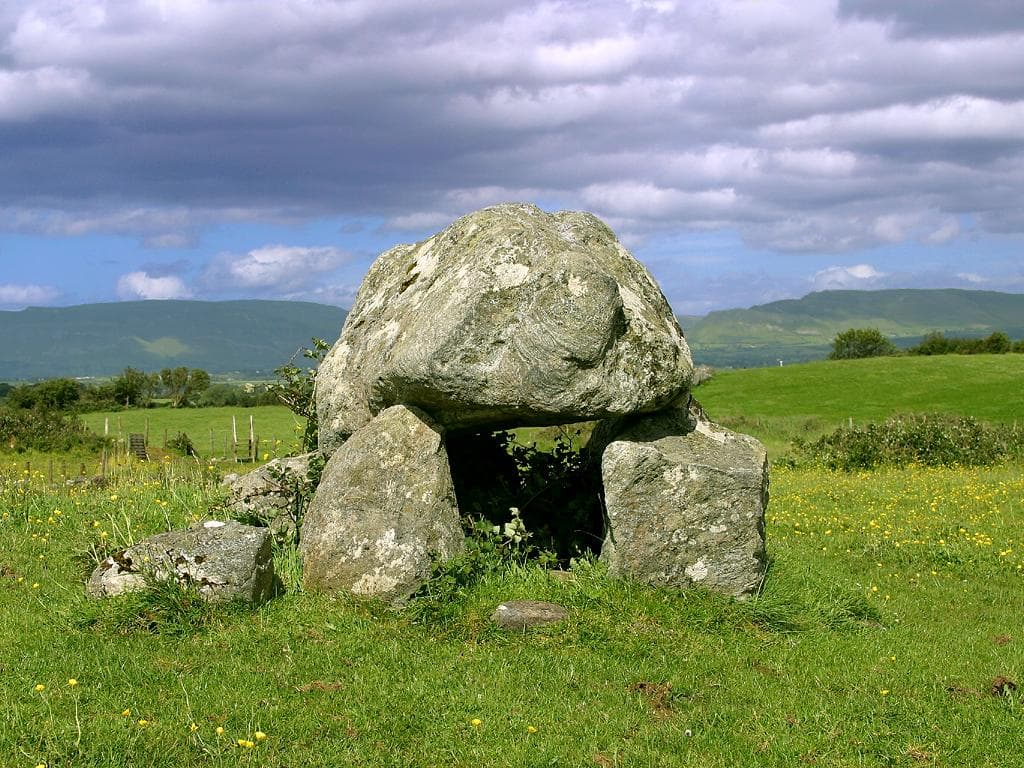 This file is from  PD Photo.org. Please, see its description page there for more details.
Description :  Carrowmore, the site of a prehistoric ritual landscape in County Sligo in the Republic of Ireland.
 Source :  Self made work
Date : 
Author :  Jon Sullivan.
Permission:   file released into the public domain by its author  (see below)
(WT-shared) Gobbler 17:11, 31 December 2006 (EST).