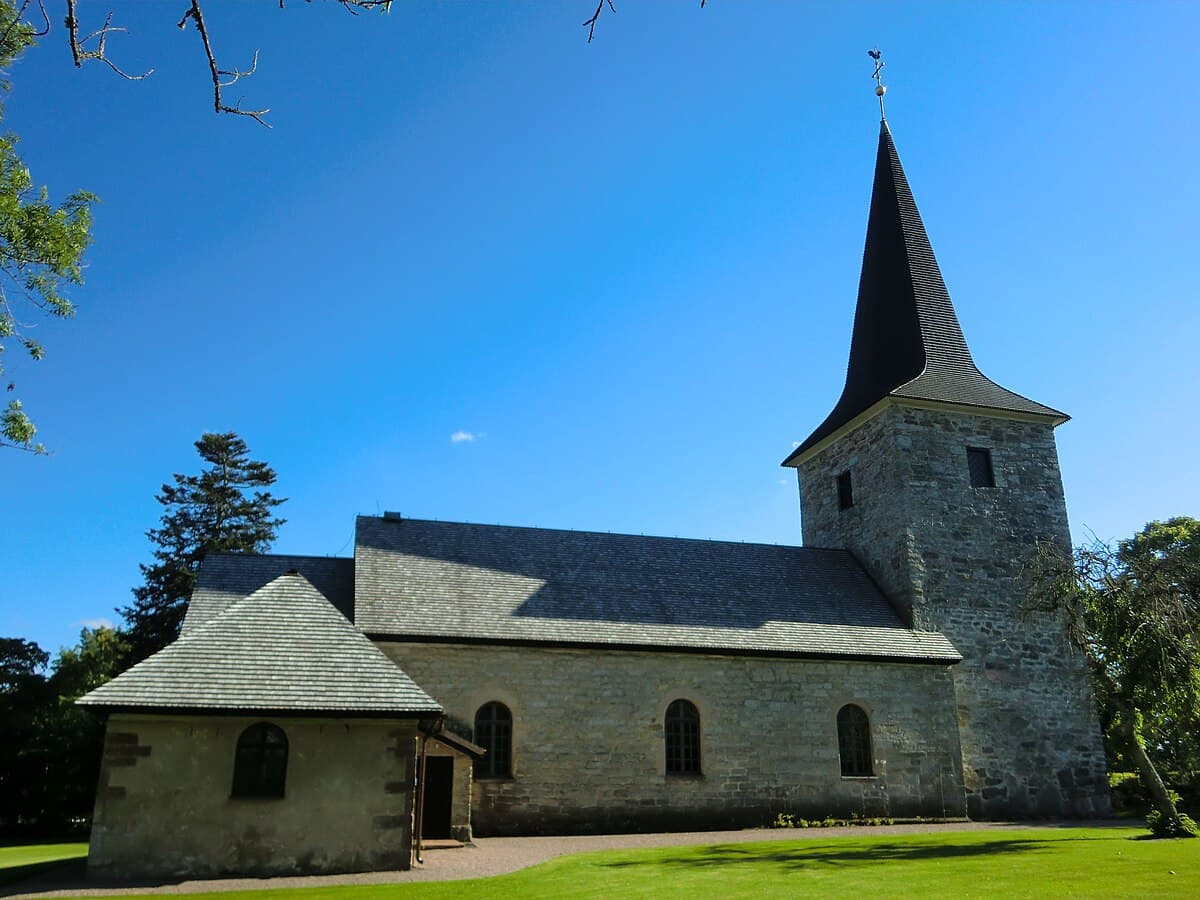 Råda church, near Lidköping, Sweden. View from north.