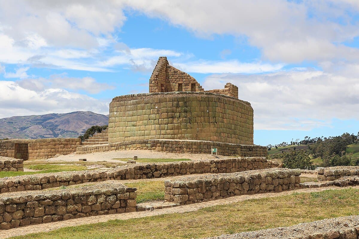 The "Temple of the Sun" of Ingapirca, Ecuador