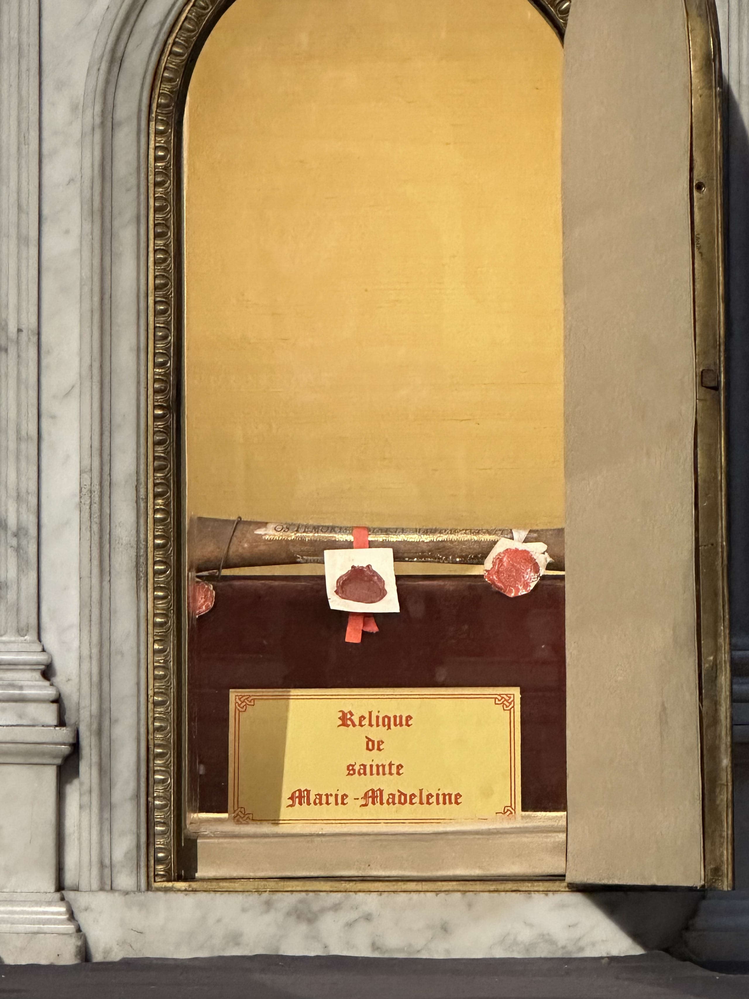 Mary Magdalene's Bone at La Madeleine