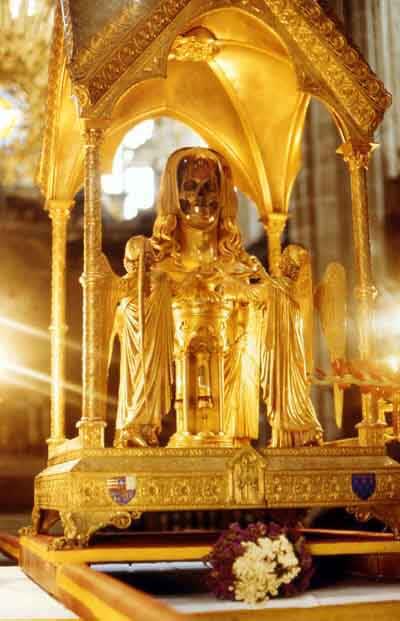 Skelton of Mary Magdalene at Saint Maximin la Sainte-Baume