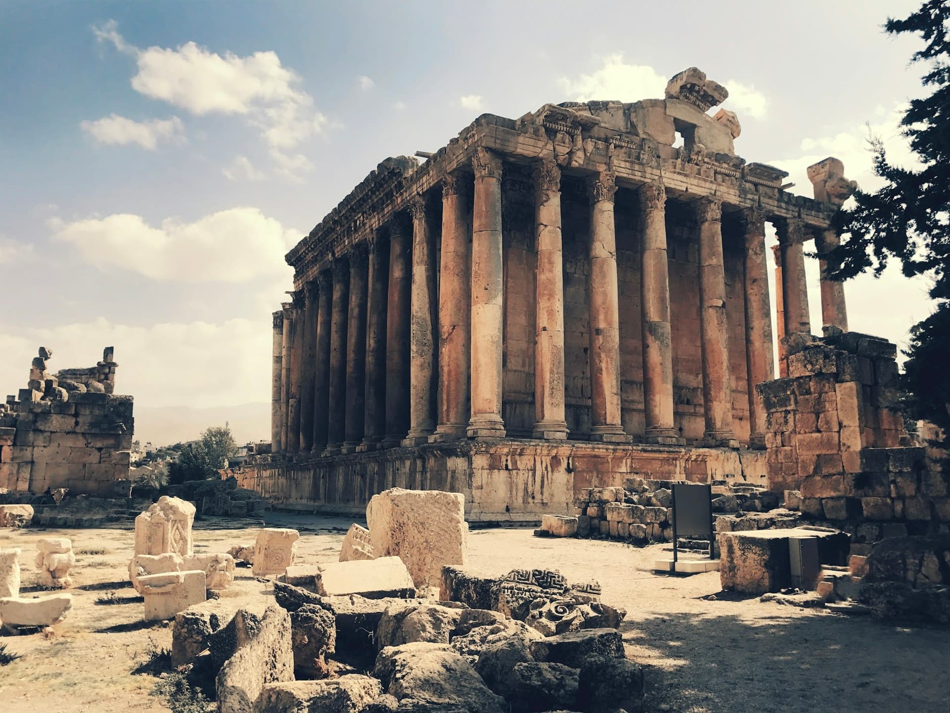 The acropolis of Baalbek
