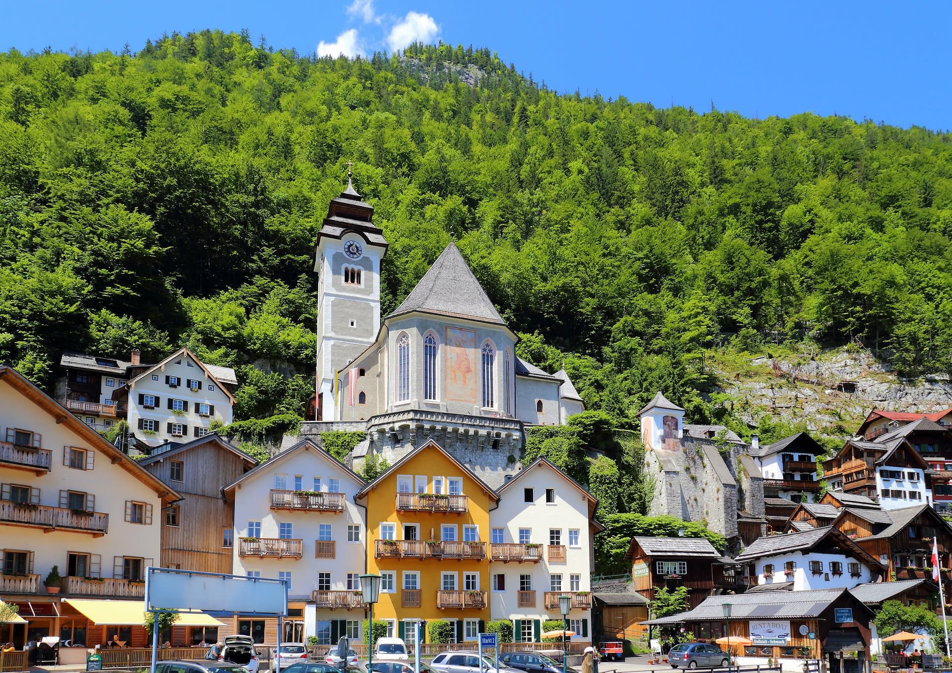 The parish church of the Assumption (Maria am Berg), Hallstatt