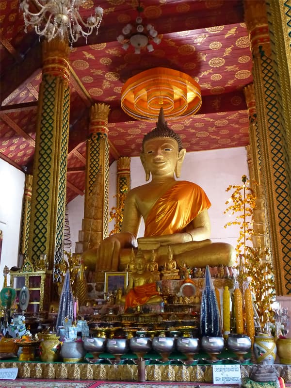 Pha That Sikhottabong, 5km south of Thakhek, Khammouane Province, Laos.
