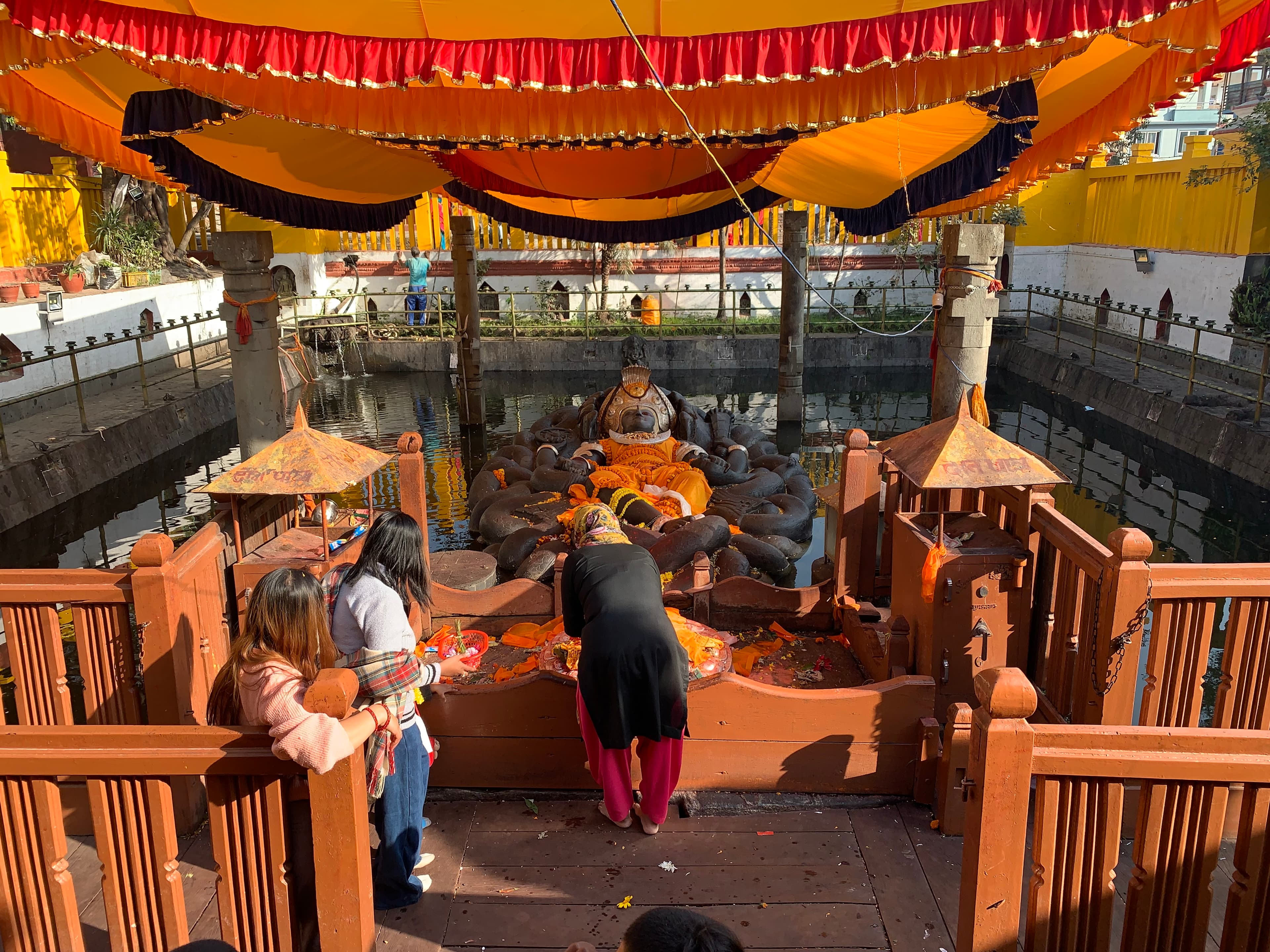Budhanilkantha Narayan Murti, Budhanilkantha Temple